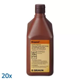 BRAUNOL vrh sluznice, 20x100 ml