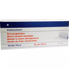 KURZZUGBINDE Cotonelast 8 cmx5 m, 10 kom