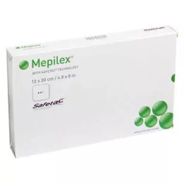 MEPILEX 12x20 cm pjenasti oblog, 5 kom