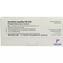 ACONITUM NAPELLUS Rh D 30 ampula, 8X1ml