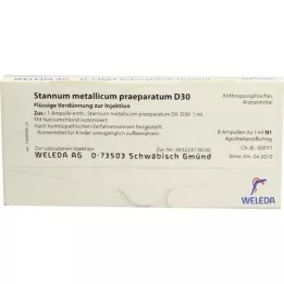 STANNUM METALLICUM praeparatum d 30 ampula, 8x1 ml
