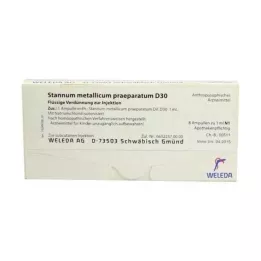 STANNUM METALLICUM praeparatum D 30 ampula, 8X1 ml