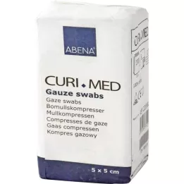 VLIESKOMPRESSEN nesterilni 5x5 cm 4 sloja, 50X100 kom