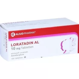 LORATADIN AL 10 mg tablete, 100 ST