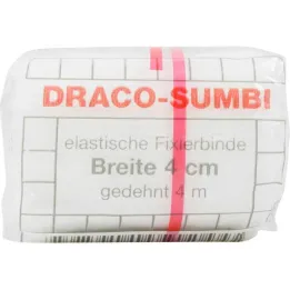Dracosumbi fiksirajući zavoj 4 cm x 4 m bijeli, 1 kom