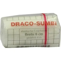 Dracosumbi fiksirajući zavoj 6 cm x 4 m bijeli, 1 kom