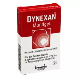 DYNEXAN Gel za usta, cilindrične ampule, 4X1,7 g