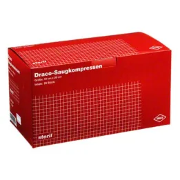 Sukcijske komprese sterilne 10x20c, 25 kom