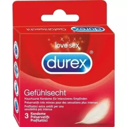 Durex Feeling Condoms, 3 pcs