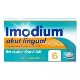 IMODIUM acute lingual raspadljive tablete za usta, 6 kom