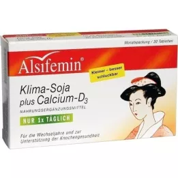 ALSIFEMIN Klimatska soja plus tablete kalcija D3, 30 ST