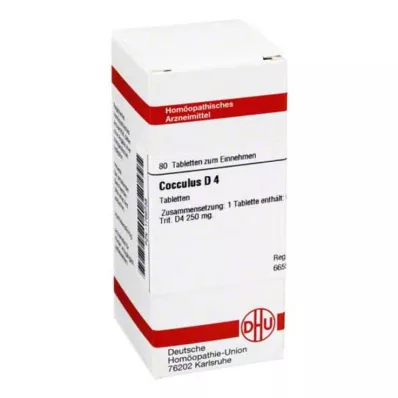 COCCULUS D 4 tablete, 80 kom COCCULUS D 4 tablete, 80 kom