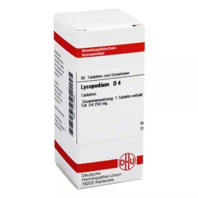 LYCOPODIUM D 4 tablete, 80 kom