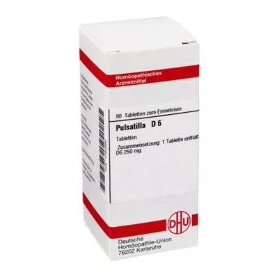 PULSATILLA D 6 tableta, 80 kom