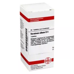 VERATRUM ALBUM D 4 tablete, 80 kom
