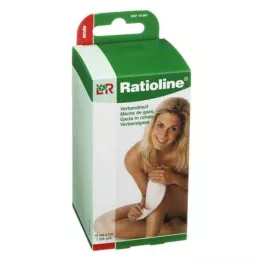 RATIOLINE akutna gaza 10 cmx2 m smotana, 1 kom