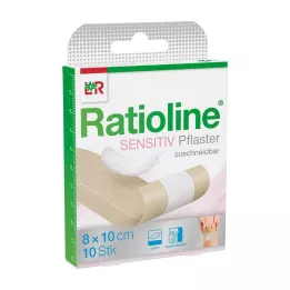 RATIOLINE povoj za osjetljive rane 8 cmx1 m, 1 kom