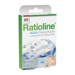 RATIOLINE aqua žbuka za tuširanje 5x7 cm, 5 kom