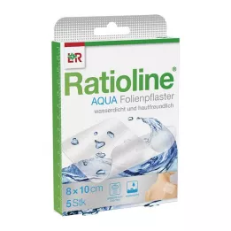 RATIOLINE aqua žbuka za tuširanje 8x10 cm, 5 kom
