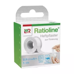 RATIOLINE akutni flaster 2,5 cmx5 m, 1 kom
