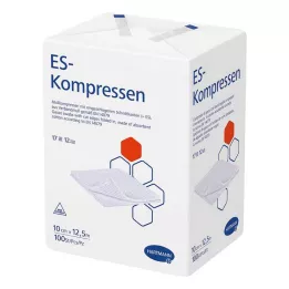 ES-KOMPRESSEN Unsteril 10x12.5 cm 12 puta, 100 ST
