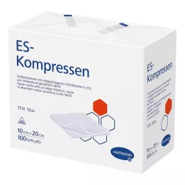 ES-KOMPRESSEN Unsteril 10x20 cm 12 puta, 100 ST