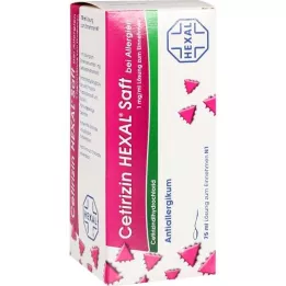 CETIRIZIN HEXAL Sok s alergijama, 75 ml