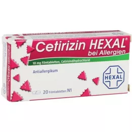 CETIRIZIN HEXAL Tablete s alergijama, 20 sati