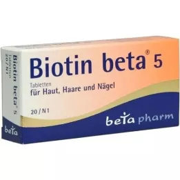 BIOTIN BETA 5 tableta, 20 sati