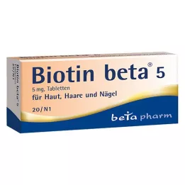 BIOTIN BETA 5 tableta, 20 kom