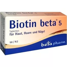 BIOTIN BETA 5 tableta, 50 sati