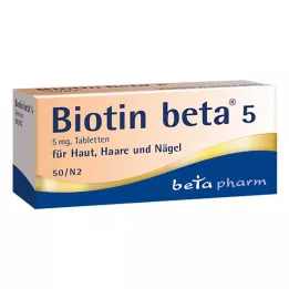 BIOTIN BETA 5 tableta, 50 kom