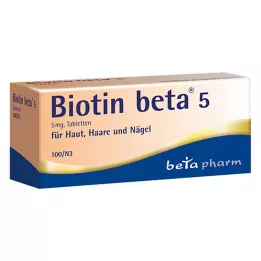 BIOTIN BETA 5 tableta, 100 kom