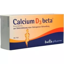 CALCIUM D3 beta efektivne tablete, 40 ST