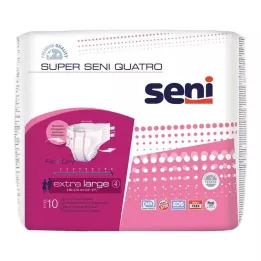 SUPER SENI Hlače za inkontinenciju Quatro veličine 4 XL, 10 komada