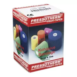 PRESSOTHERM Kohezivni zavoj 8 cmx4 m bijelo, 1 ST