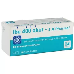 IBU 400 AKUT-1A PHARMA tablete prekrivene filmskim tabletama, 20 sati