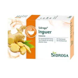 SIDROGA Filter vrećice čaja od đumbira, 20X0,75 g