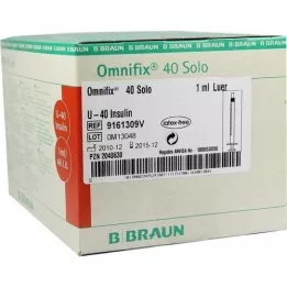 OMNIFIX solo inzulinspr.1 ml U40, 100x1 ml