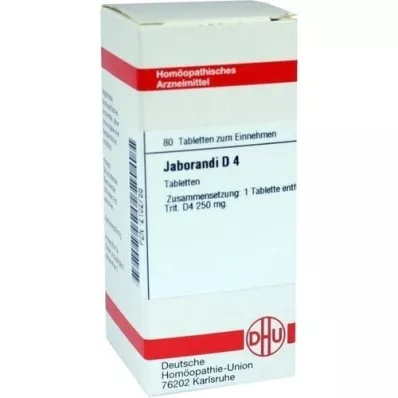 JABORANDI D 4 tablete, 80 ST