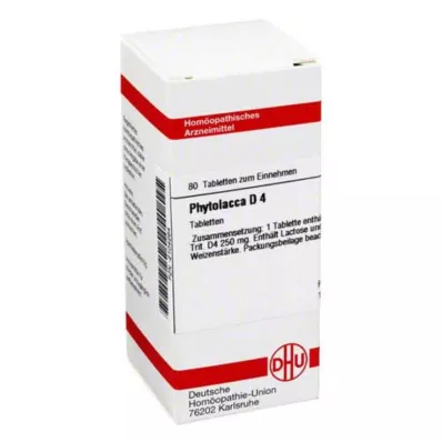 PHYTOLACCA D 4 tablete, 80 kom PHYTOLACCA D 4 tablete, 80 kom