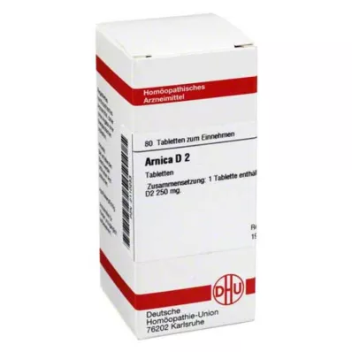 ARNICA D 2 tablete, 80 ST ARNICA D 2 tablete, 80 ST