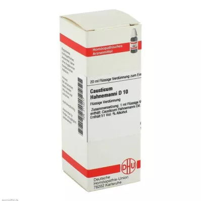 CAUSTICUM HAHNEMANNI D 10 razrjeđenje, 20 ml