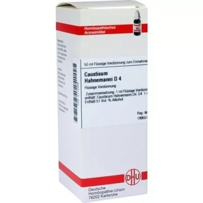 CAUSTICUM HAHNEMANNI D 4 razrjeđenje, 50 mL CAUSTICUM HAHNEMANNI D 4 razrjeđenje, 50 mL