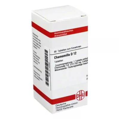 CHAMOMILLA D 12 tableta, 80 kom