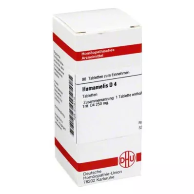 HAMAMELIS D 4 tablete, 80 kom