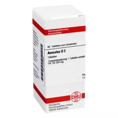 AESCULUS D 2 tablete, 80 kom