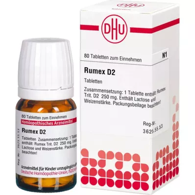 RUMEX D 2 tablete, 80 kom