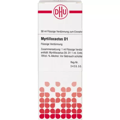MYRTILLOCACTUS D 1 razrjeđenje, 50 ml MYRTILLOCACTUS D 1 razrjeđenje, 50 ml