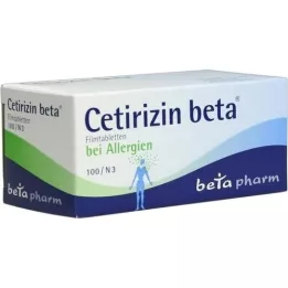 CETIRIZIN BETA -ove tablete prekrivene, 100 ST